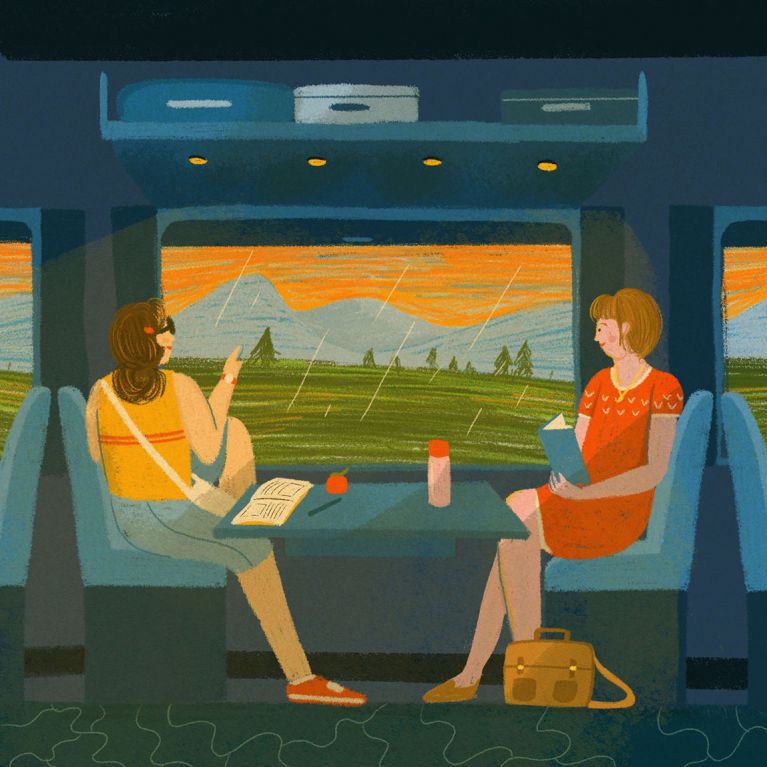 ON THE TRAIN