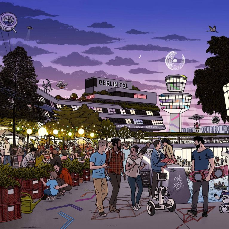 BERLIN TEGEL AIRPORT BILLBOARD