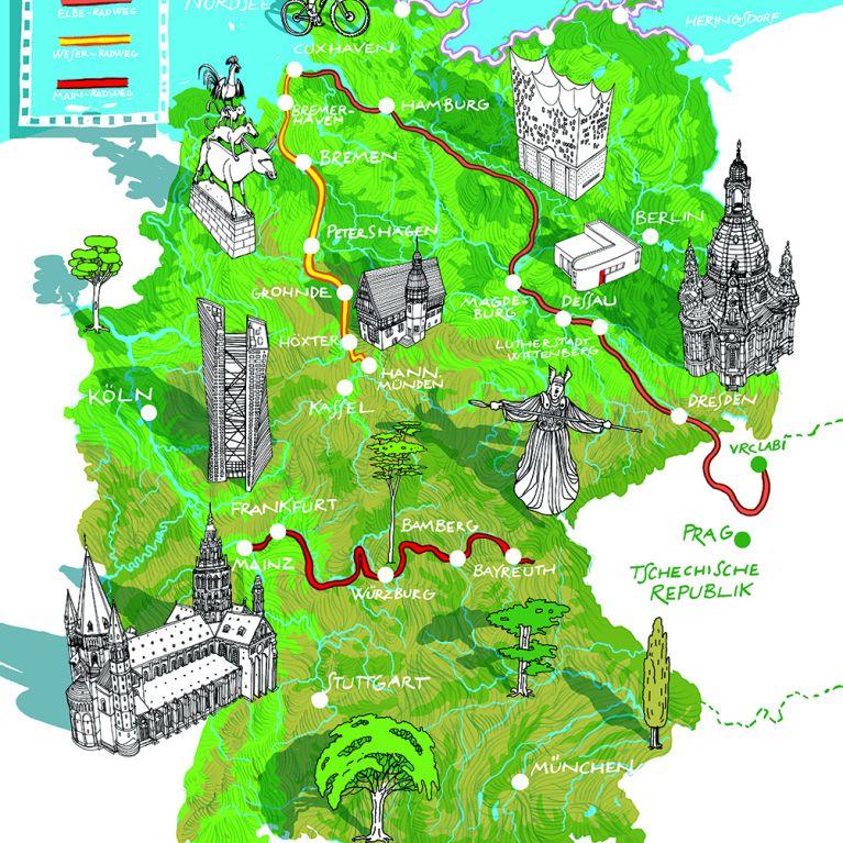 Map Cycling Tours