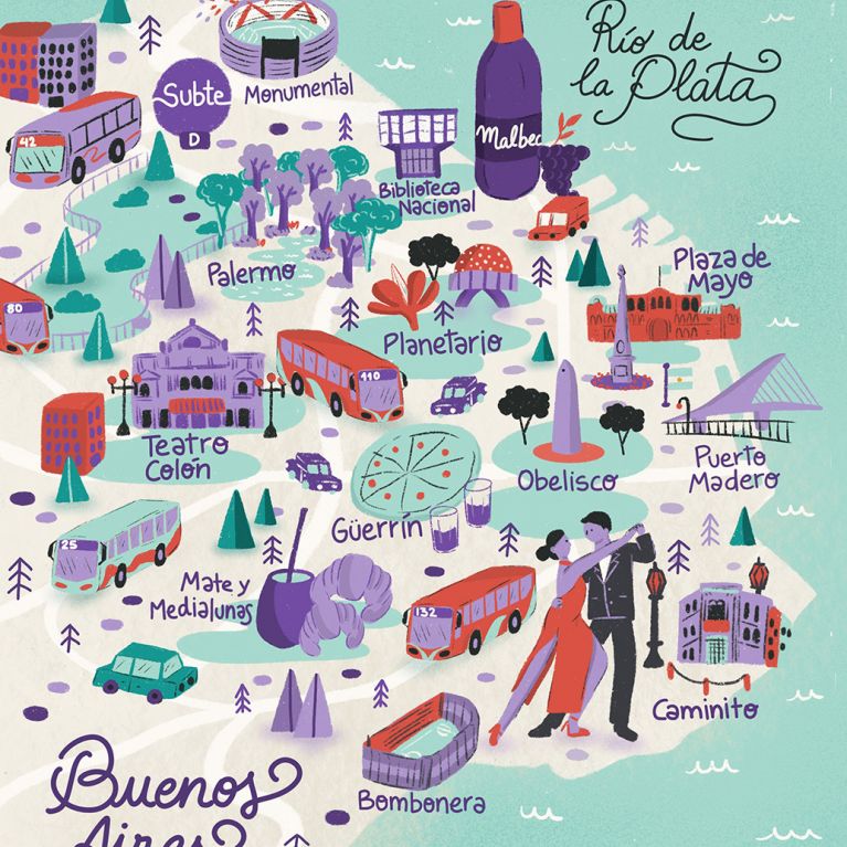 BUENOS AIRES MAP