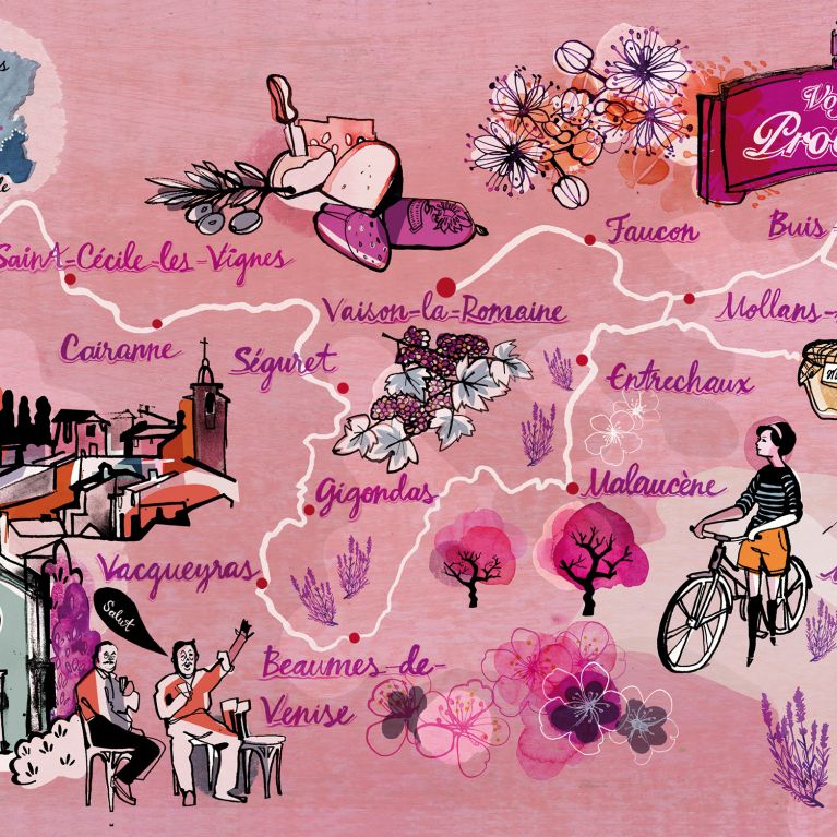 Map Provence