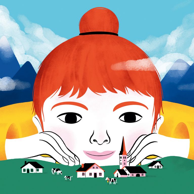 Childhood in the Alps