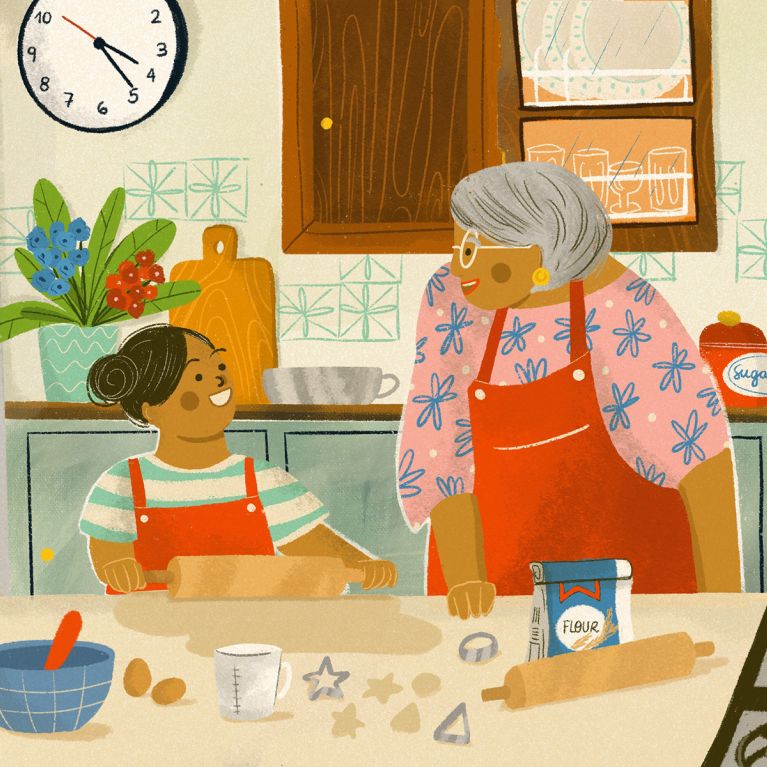 BAKING WITH GRANDMA