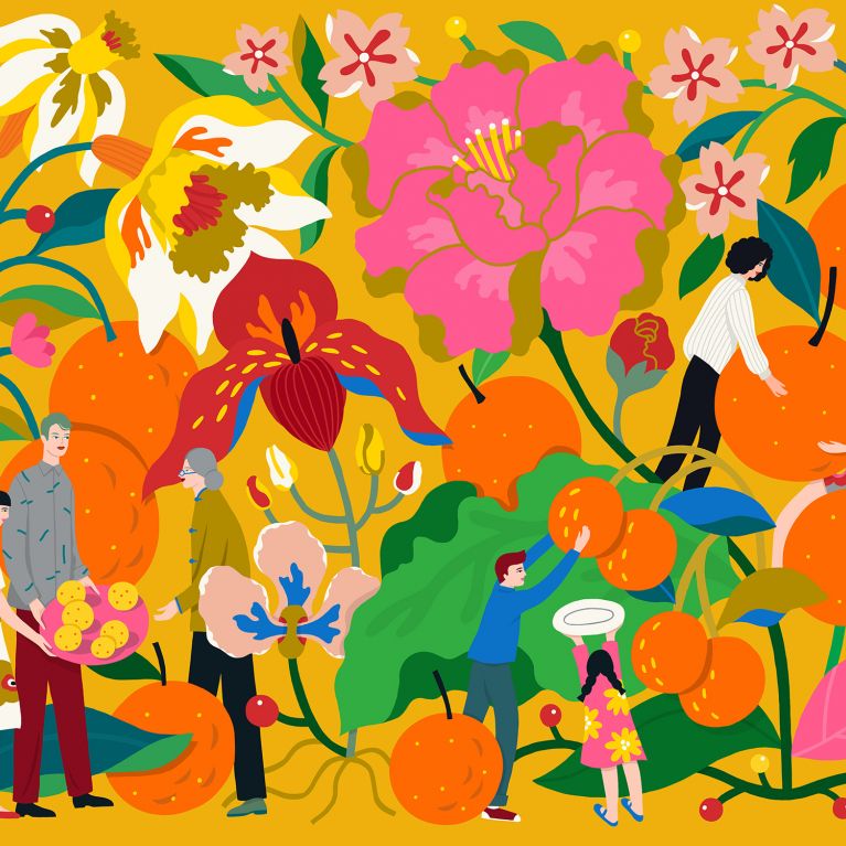 Panda Express Restaurants Mural